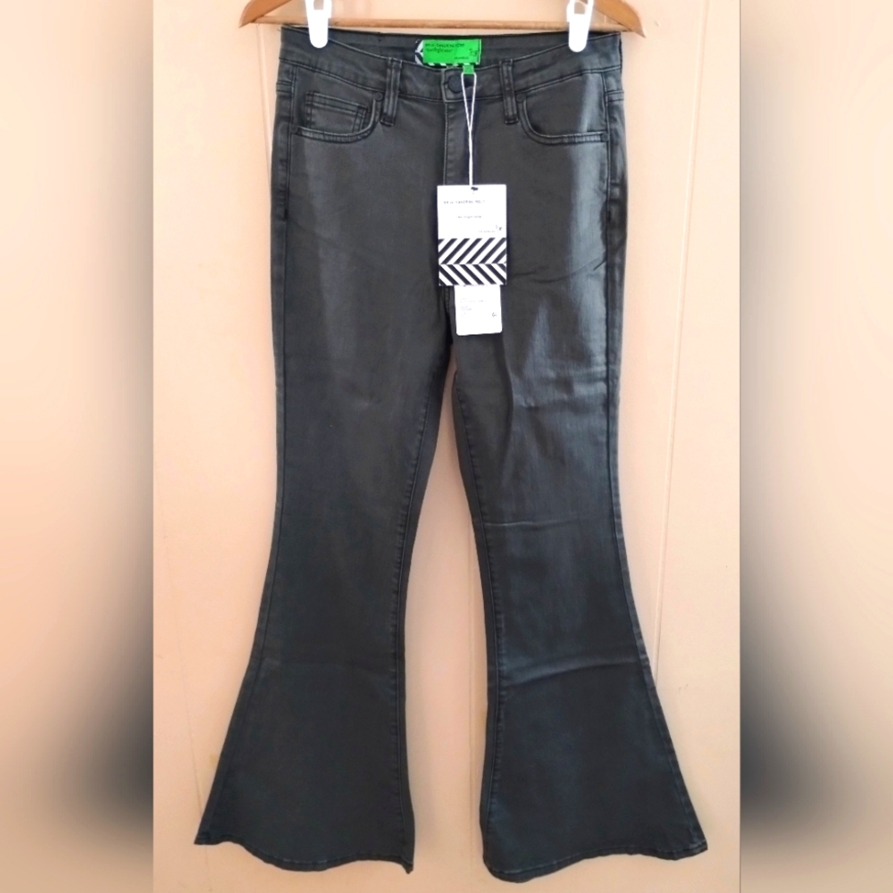 Free People SR vs Sandrine Rose "the virgin label" flared leg jeans size 28 NWT
